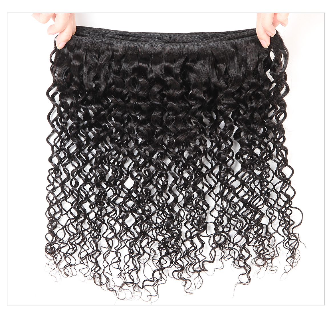 Ms Aloe Hair Brazilian Curly Human Hair Weft With Closure 100% Virgin Human Hair 4 Bundles With Closure 14 curly weave virgin human hair 3