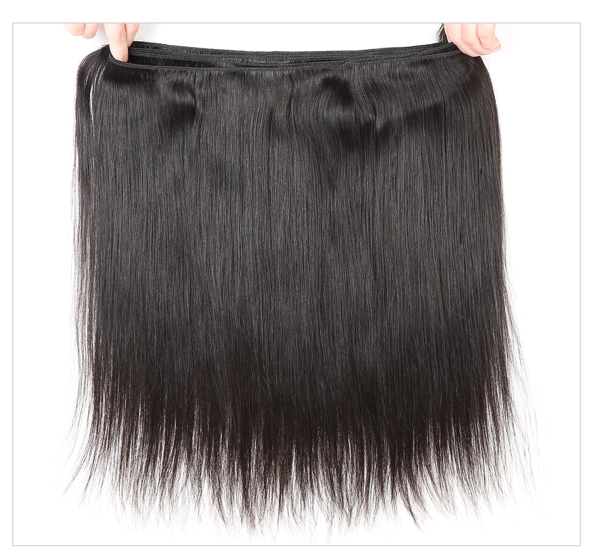 Ms Aloe 10A Grade Straight Hair 4 Bundles with 13×4 Lace Frontal Closure Brazilian Straight Human Hair Weave 4 Bundles with Ear to Ear Lace Frontal Virgin Hair weft with Closure 8 virgin human hair bundles 05