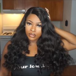 Peruvian Loose Wave Hair 3 Bundles Virgin Human Hair With Closure