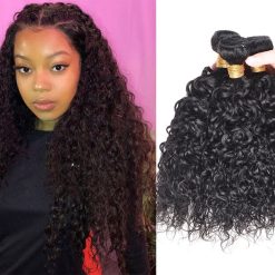 Peruvian Water Wave Hair Human Hair Weave Bundles Deals