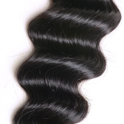 Ms Aloe Hair Brazilian Virgin Hair 4 Bundles With Closure Loose Deep Wave 10A Human Hair Weave Bundles With Closure 9 loose deep wave human hair bundles