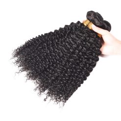 Ms Aloe Hair Brazilian Curly Hair Virgin Hair With Closure 100% Human Hair 3 Bundles With Closure Jerry Curly 8 Curly Weave Virgin Human Hair Bundles