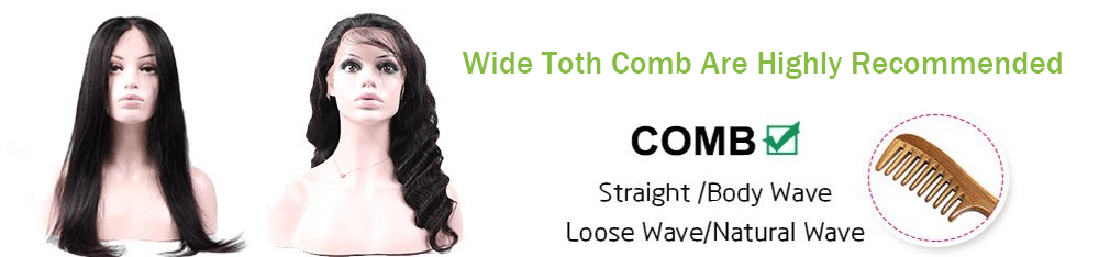 Best Deep Wave Glueless Lace Front Wigs Human Hair For Women 19 Wide Toth Comb Are Highly Recommended
