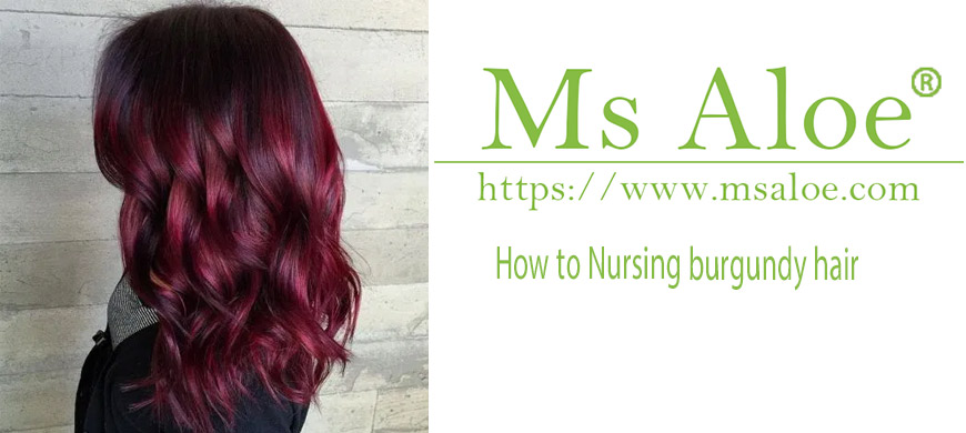 How to Nursing burgundy hair 1 How to Nursing burgundy hair