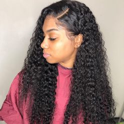 curly hair 13x4 lace front wig 1