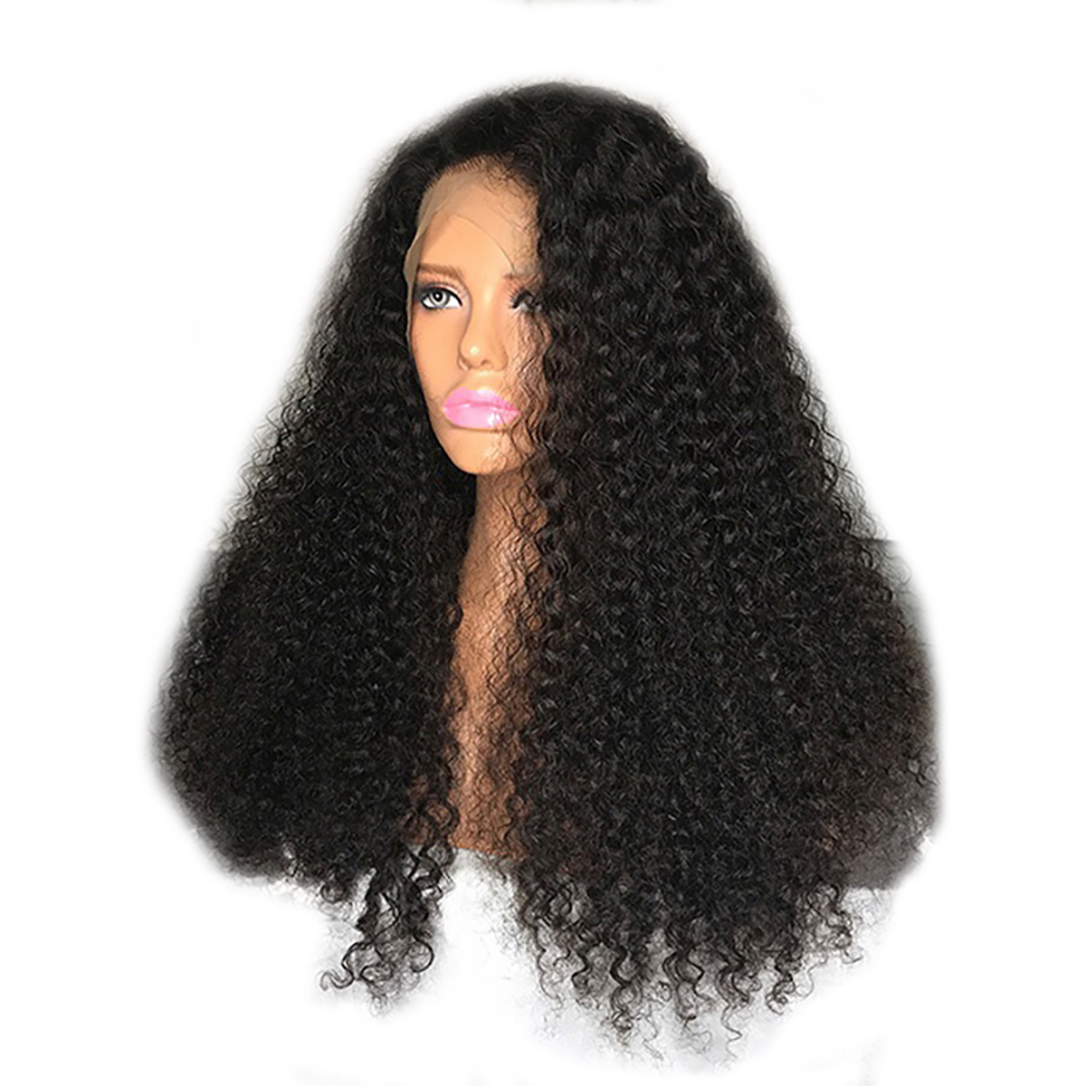 Curly Human Hair Wig Pre plucked with Baby Hair Human Hair 360 Lace Wigs for Women Remy Wig 8 curly wave lace wig 1