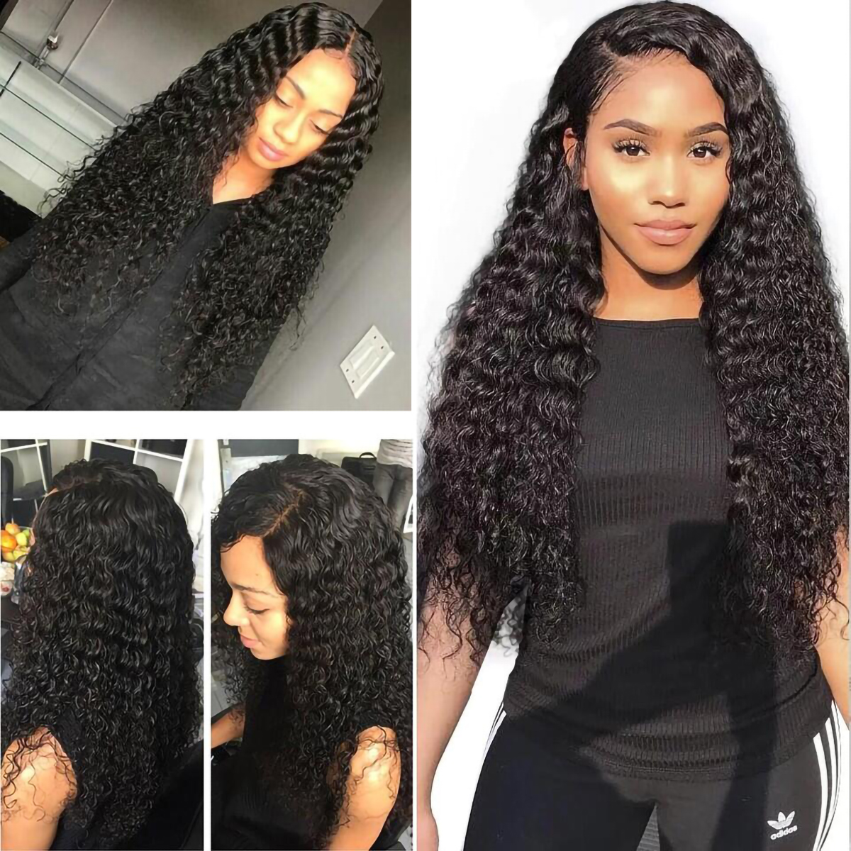 Deep Wave 4x4 Lace Closure Wig