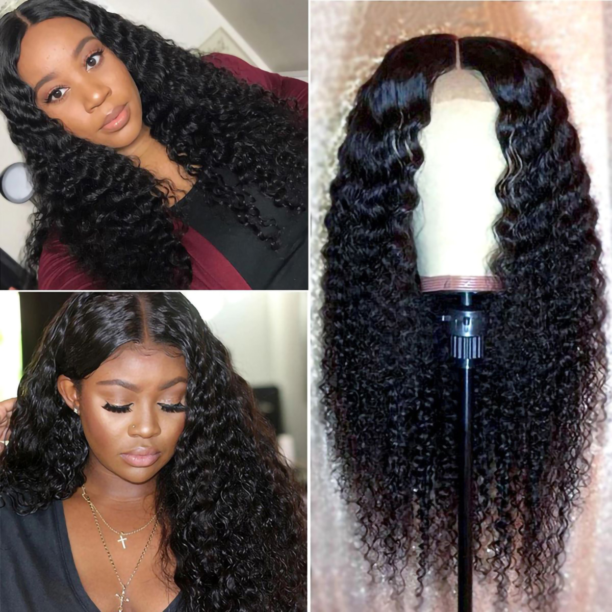 Deep Wave 4x4 Lace Closure Wig