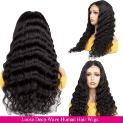 Loose Deep Wave 4x4 Lace Closure Wig 4