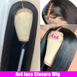 Straight 4x4 Lace Front Wig