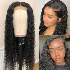 Water Wave 4x4 Lace Closure Wig