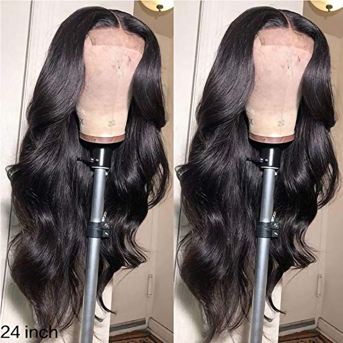Body Wave 5x5 Lace Closure Wigs Lace Front Human Hair Wigs For Women 5x5 Closure Wigs Brazilian Remy Wavy Human Hair Lace Frontal Wigs 24 Body Wave 5x5 Lace Closure Wigs
