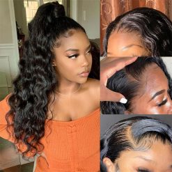 Loose Wave 5X5 Lace Closure Wigs 4