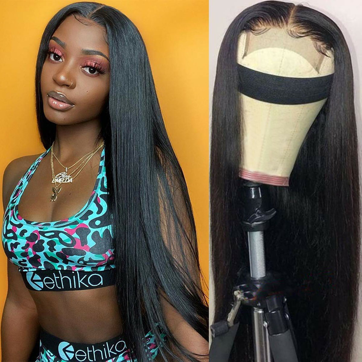 Straight Hair 5x5 Lace Closure Wigs
