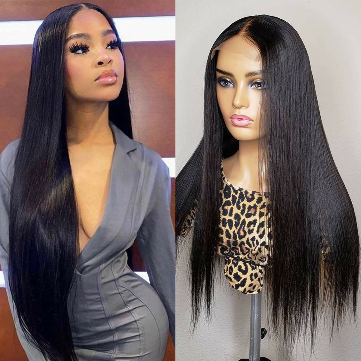 Straight Hair 5x5 Lace Closure Wigs