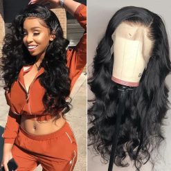 Body Wave Glueless Lace Front Wigs 13x4 Lace Front Wig With Baby Hair Pre-plucked Virgin Human Hair Wigs 11 Body Wave Glueless Lace Front Wigs