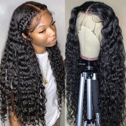Deep Wave HD Lace Front Wigs Long Hair Lace Front Wigs Cheap Human Hair Wigs 8 Deep Wave HD Lace Front Wigs