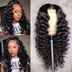 Glueless Lace Front Wigs With Baby Hair Loose Deep Wave Glueless Lace Wigs Human Hair Lace Front Wigs For Sale 7 Loose Deep Wave Glueless Lace Wigs 4