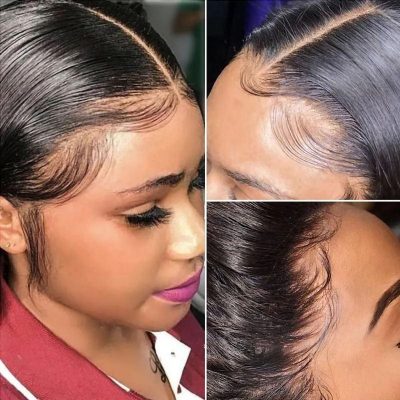 Human Hair Straight HD Lace Front Wigs Straight 13*4 Lace Frontal Wig 24 Straight Human Hair HD Lace Front Wigs