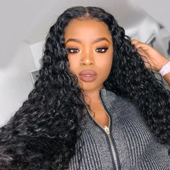 Glueless HD Lace Wigs Water Wave Glueless Lace Front Wigs Human Hair Wigs With Baby Hair 5 Water Wave Glueless Lace Front Wigs
