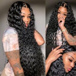 Water Wave HD Lace Front Wigs Water Wave Human Hair Lace Front Wigs On Sale 4 Water Wave HD Lace Front Wigs
