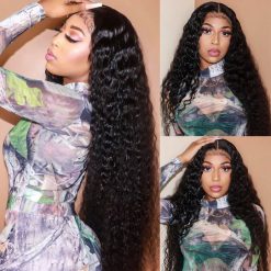 Water Wave HD Lace Front Wigs Water Wave Human Hair Lace Front Wigs On Sale 5 Water Wave HD Lace Front Wigs 2