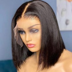 Short Bob Wig 13x4 HD Lace Wigs Straight Human Hair Wigs