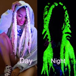White Braiding Hair