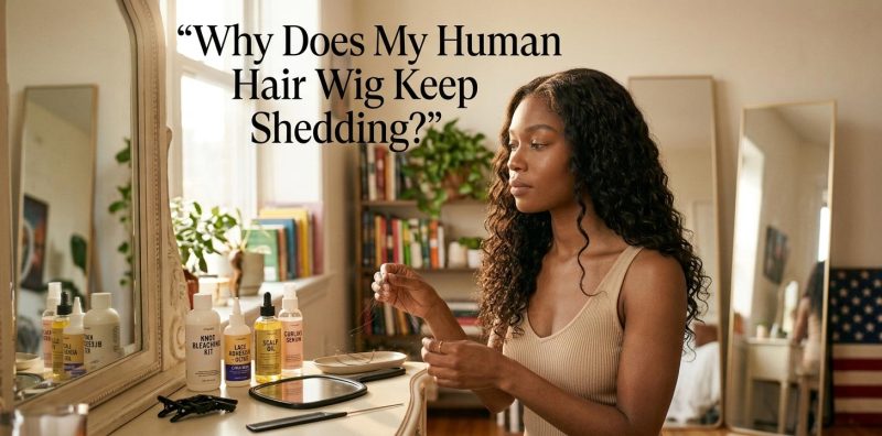 Why Does My Human Hair Wig Keep Shedding? Common Causes and Easy Solutions 1 Why Does My Human Hair Wig Keep Shedding