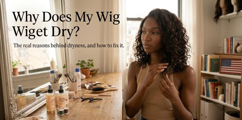 Why Does My Wig Get Dry? The Real Reasons Your Wig Loses Softness and How to Bring It Back 1 Why Does My Wig Get Dry? The Real Reasons Your Wig Loses Softness and How to Bring It Back