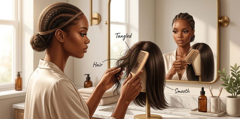 Why Does My Wig Tangle So Fast? The Hidden Reasons Behind Knots, Matting, and Unmanageable Hair 2 Why Does My Wig Tangle So Fast