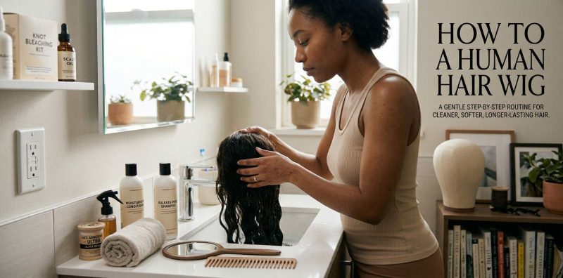 How to Wash a Human Hair Wig: The Complete Step-by-Step Guide to Clean, Soft, Healthy-Looking Hair 1 How to Wash a Human Hair Wig: The Complete Step-by-Step Guide to Clean, Soft, Healthy-Looking Hair